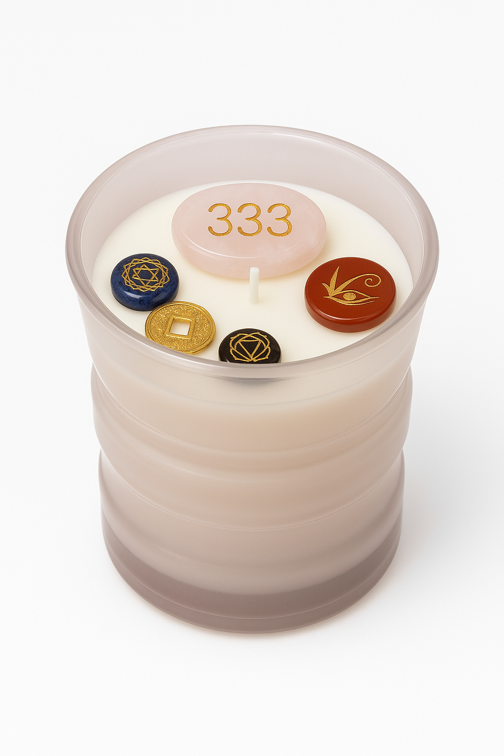 3 u 1 sveća sa talismanom za zdravlje i mentalne blokade