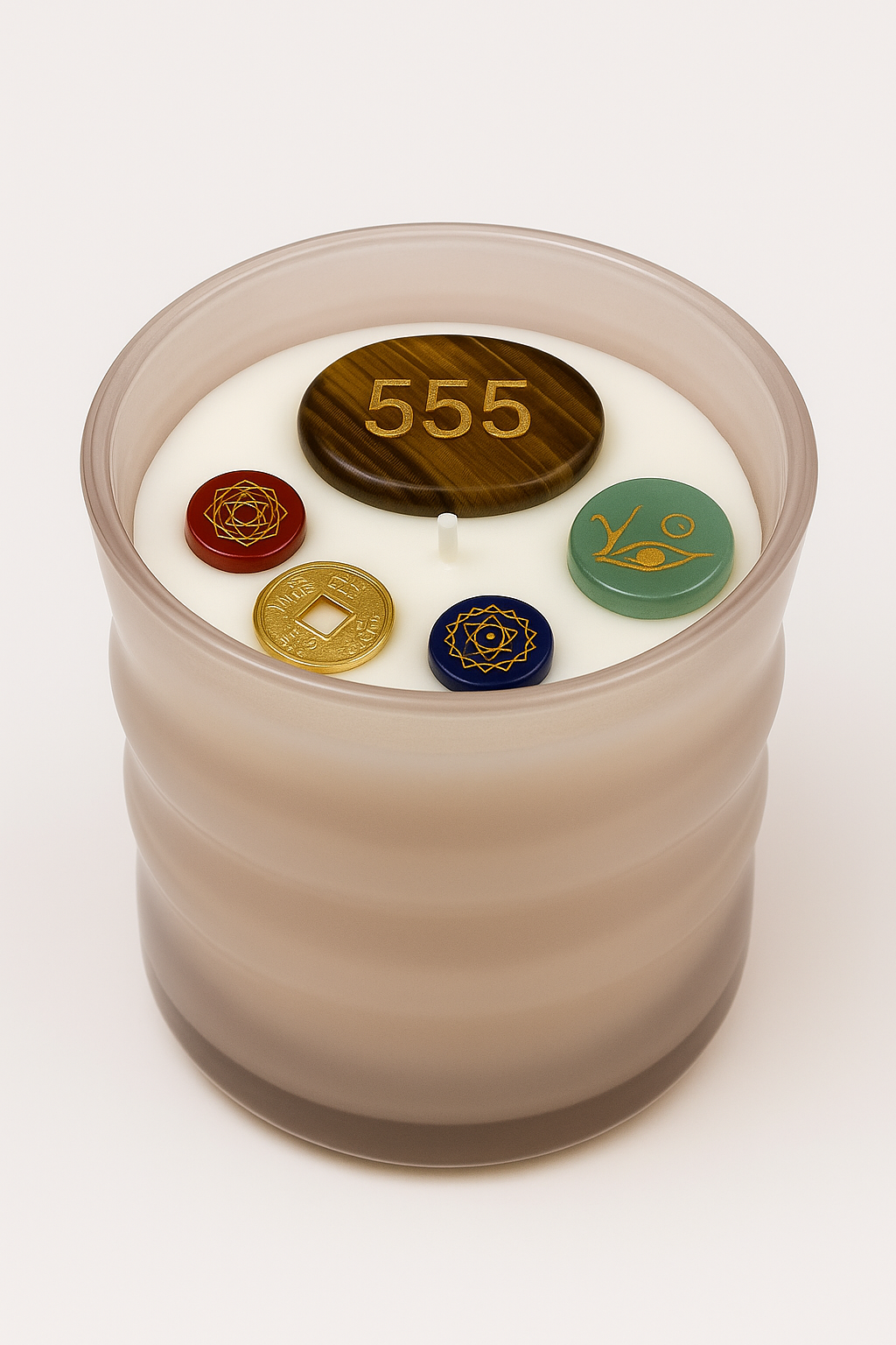 3 u 1 sveća sa talismanom za novac